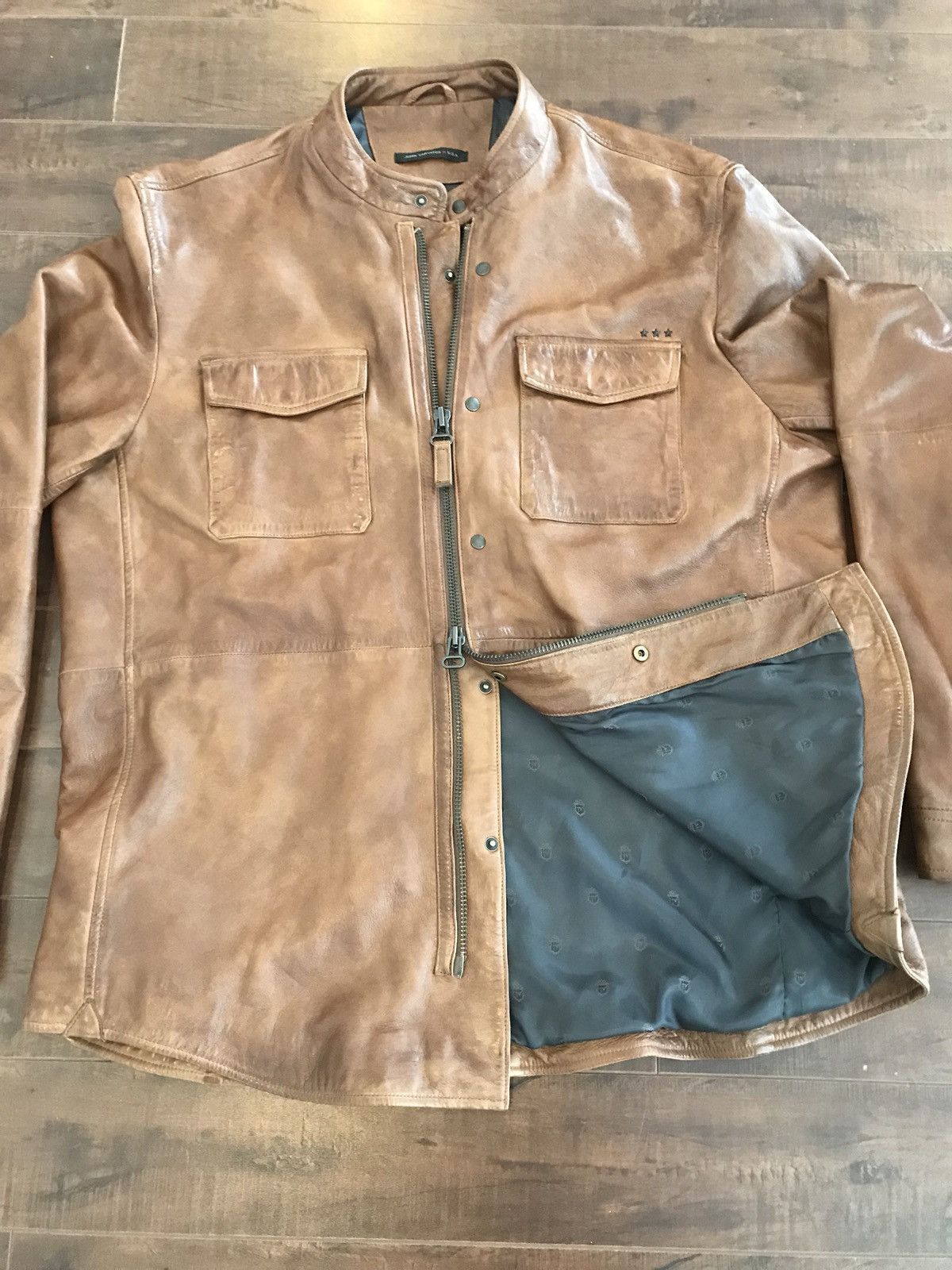 John Varvatos Ribbon Collar Shirt-style Jacket Size US XXL / EU 58 / 5 - 6 Thumbnail