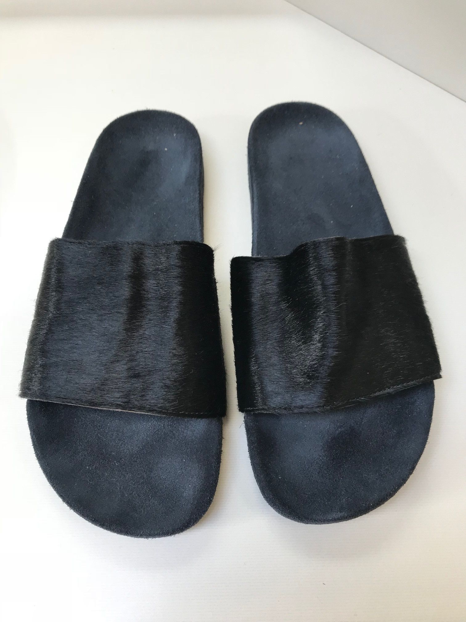 Adidas pony hair slides clearance