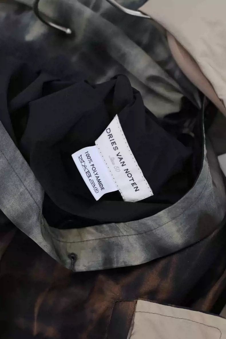 Dries Van Noten Dries van noten 19aw tie-dye printed double-sided trench coat Size US L / EU 52-54 / 3 - 8 Thumbnail