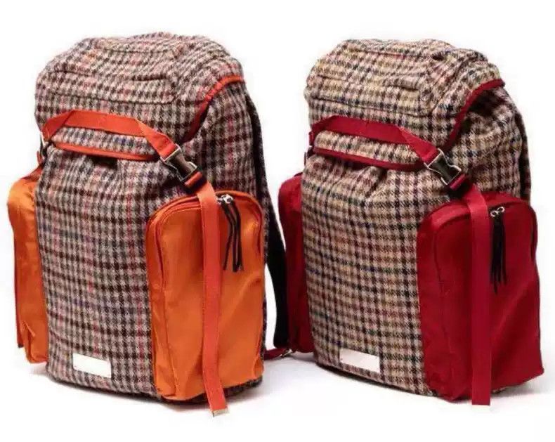 Undercover UNDERCOVER Prada backpack UC&HARRIS TWEED collaboration Size ONE SIZE - 6 Thumbnail