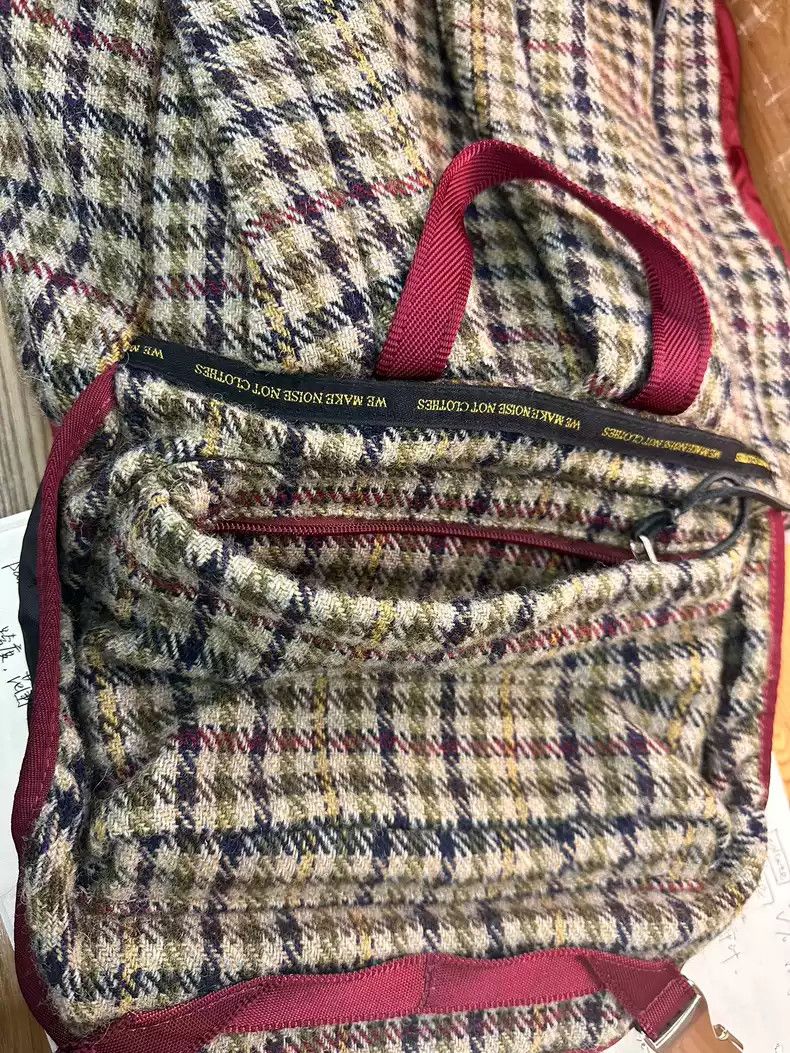Undercover UNDERCOVER Prada backpack UC&HARRIS TWEED collaboration Size ONE SIZE - 4 Thumbnail