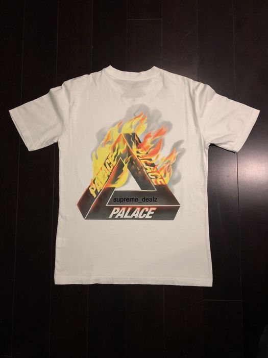 Palace Palace Tri Fire Tri Ferg Tee White Very Rare 100 Authentic