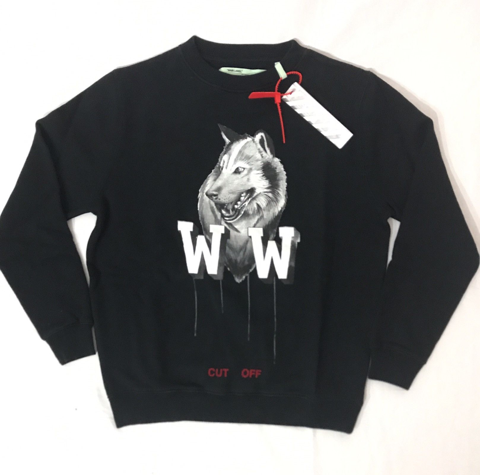 Off white outlet wolf sweatshirt