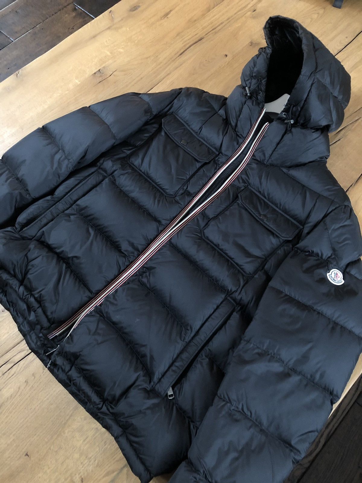 image of Moncler Morane Black Slim Fit Size 5, Men's