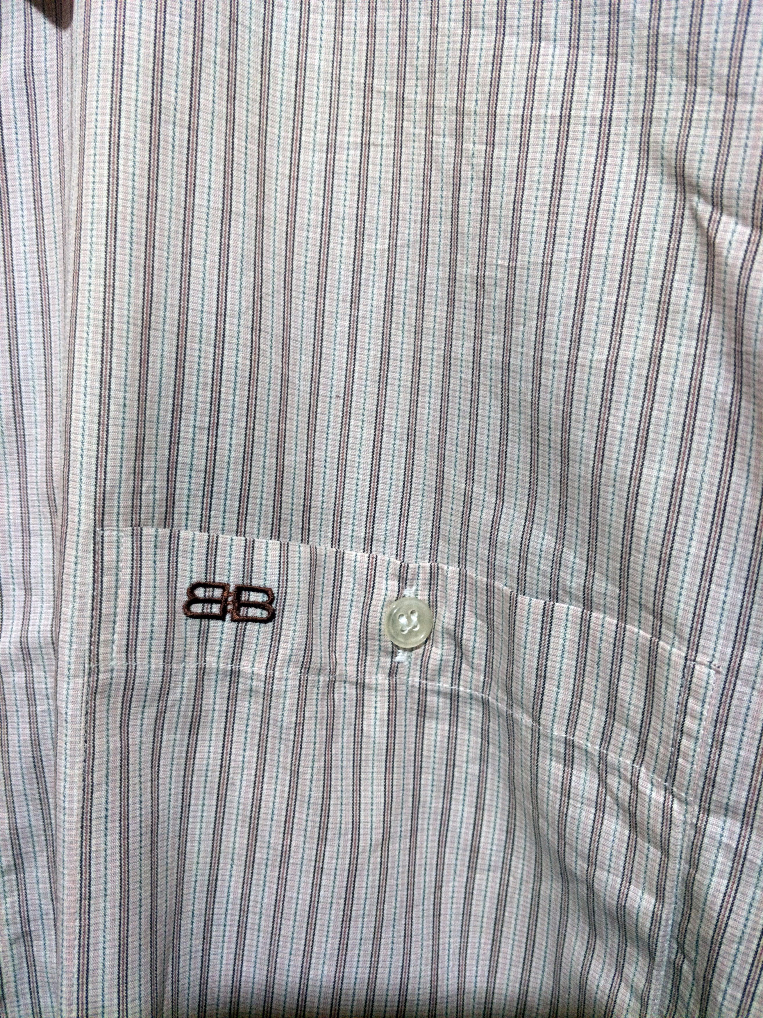 Balenciaga Vintage Balenciaga Pour Homme Shirt Size US L / EU 52-54 / 3 - 4 Thumbnail
