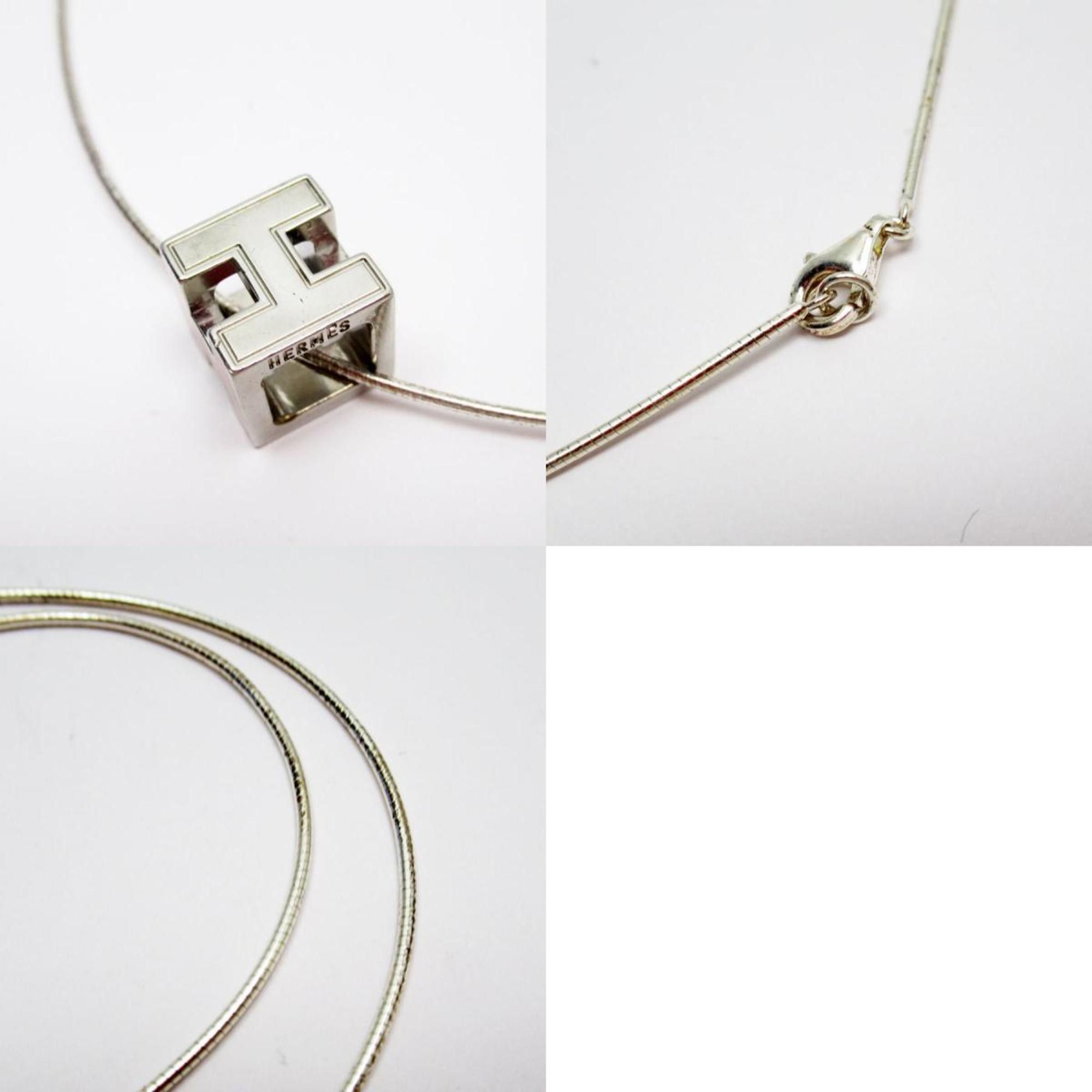 Popular Hermes H Cube Necklace Pentant