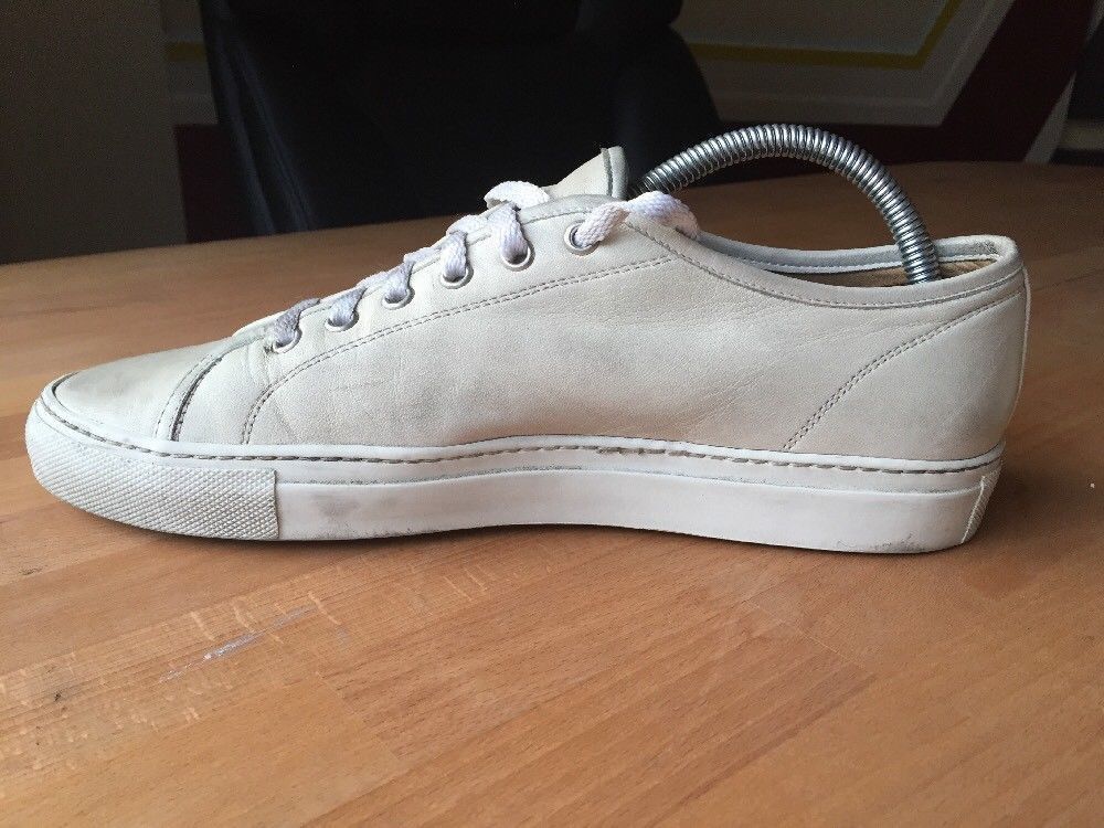 Common Projects Common Projects 'Achilles' Beige Leather Low Top Shoes Men 7 Size US 7 / EU 40 - 2 Thumbnail