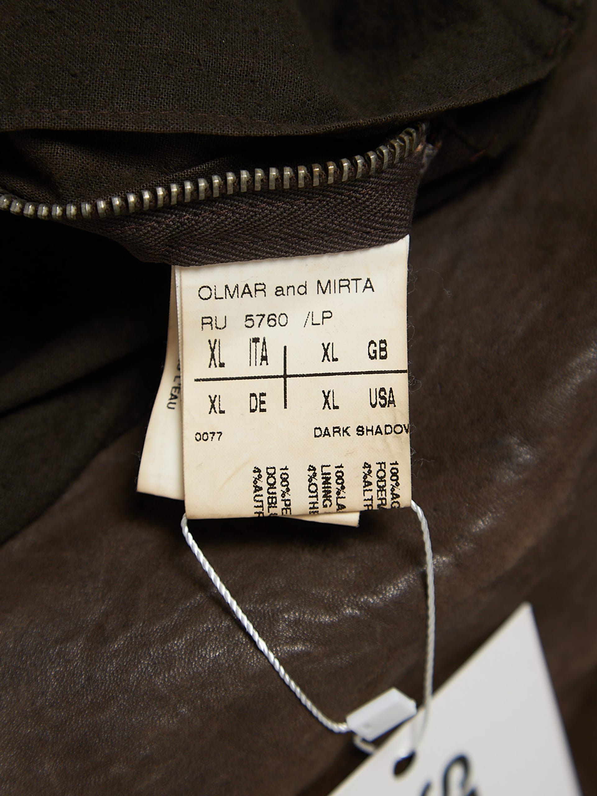 Rick Owens Brown Single Breasted Buttoned Leather Jacket Size US XL / EU 56 / 4 - 4 Thumbnail