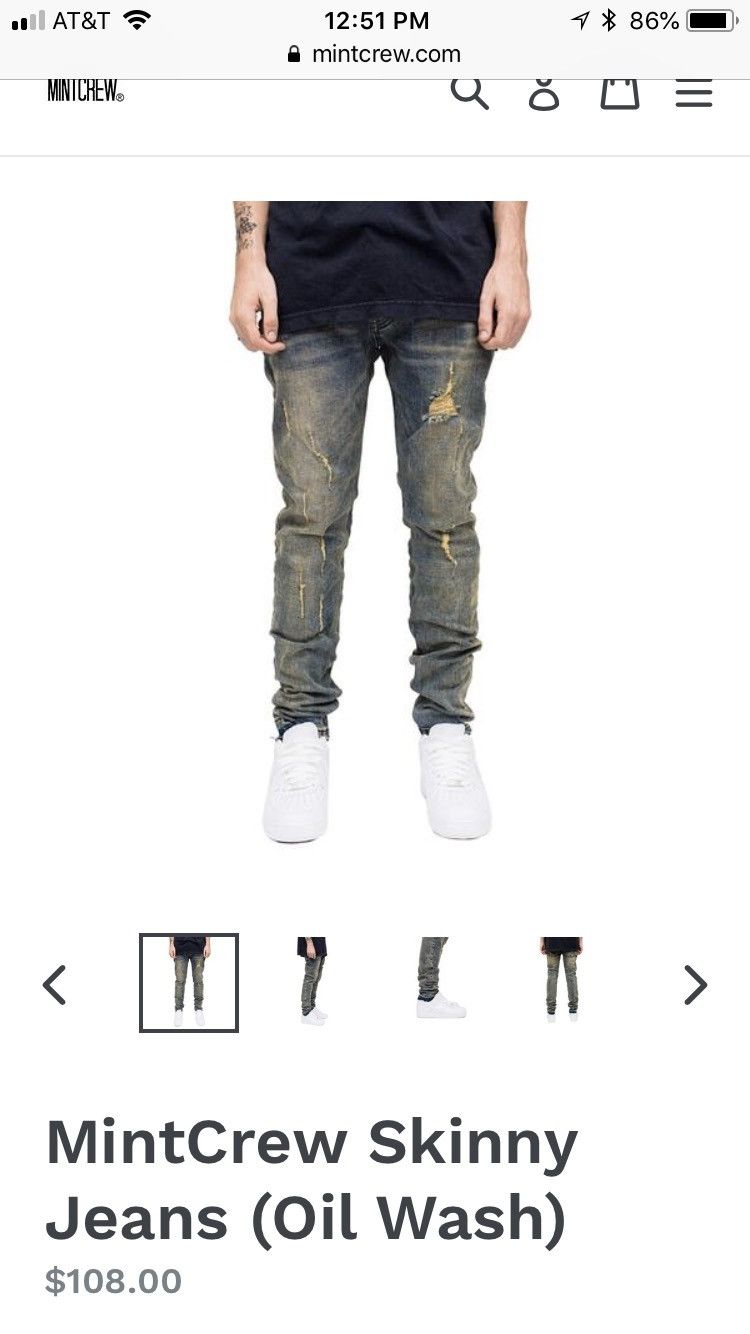 Mintcrew MintCrew Skinny Jeans Size US 32 / EU 48 - 6 Thumbnail