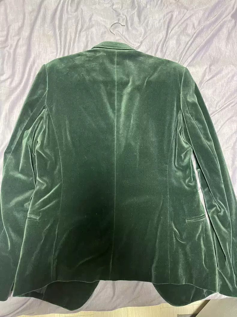 Haider Ackermann Haider ackermann green velvet suit jacket Size US M / EU 48-50 / 2 - 6 Thumbnail