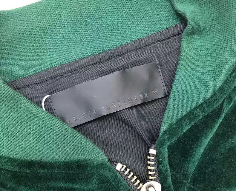 Haider Ackermann Haider ackermann green velvet rhombic jacket Size US M / EU 48-50 / 2 - 3 Thumbnail