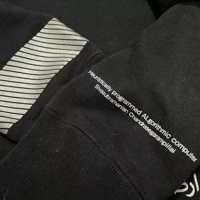 Undercover Undercover Takahashi Shield 18aw 2001 Space Odyssey jumper Astronaut 3M reflective black long-sleeved hoodie Size US L / EU 52-54 / 3 - 6 Thumbnail