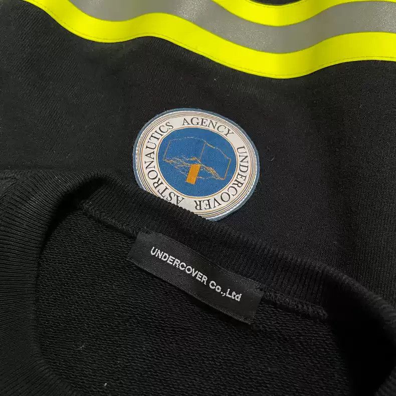 Undercover Undercover Takahashi Shield 18aw 2001 Space Odyssey jumper Astronaut 3M reflective black long-sleeved hoodie Size US L / EU 52-54 / 3 - 5 Thumbnail