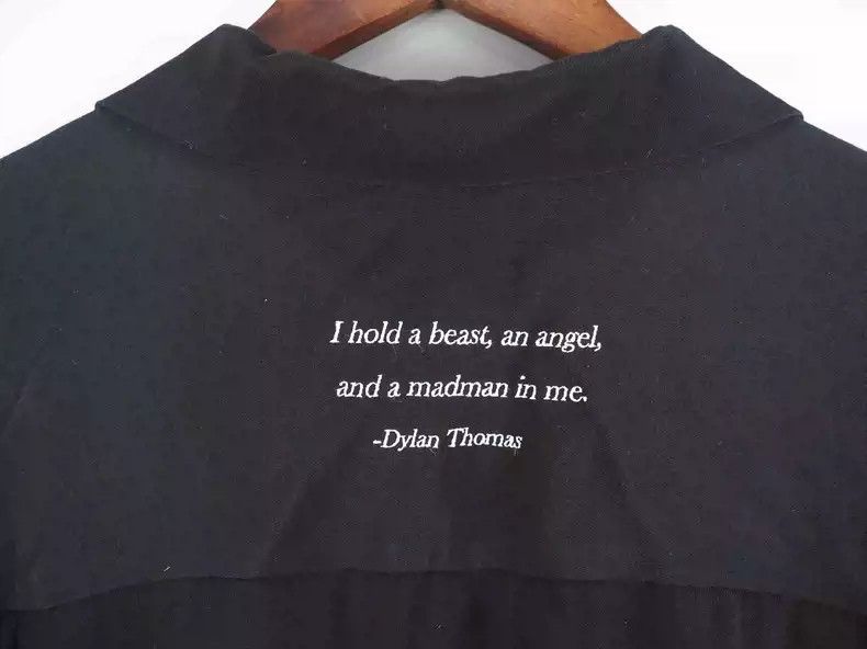 Undercover Black slogan shirt