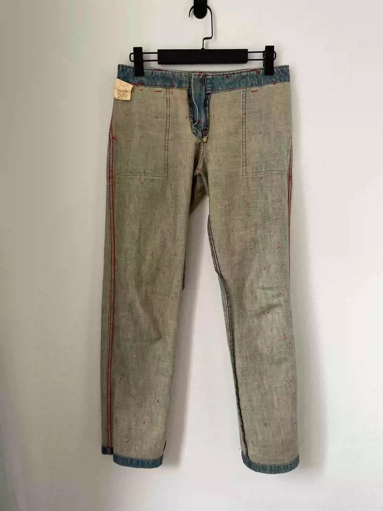 Undercover Undercover 2002SS "Haze" Diamond embroidered jeans Size US 30 / EU 46 - 3 Thumbnail