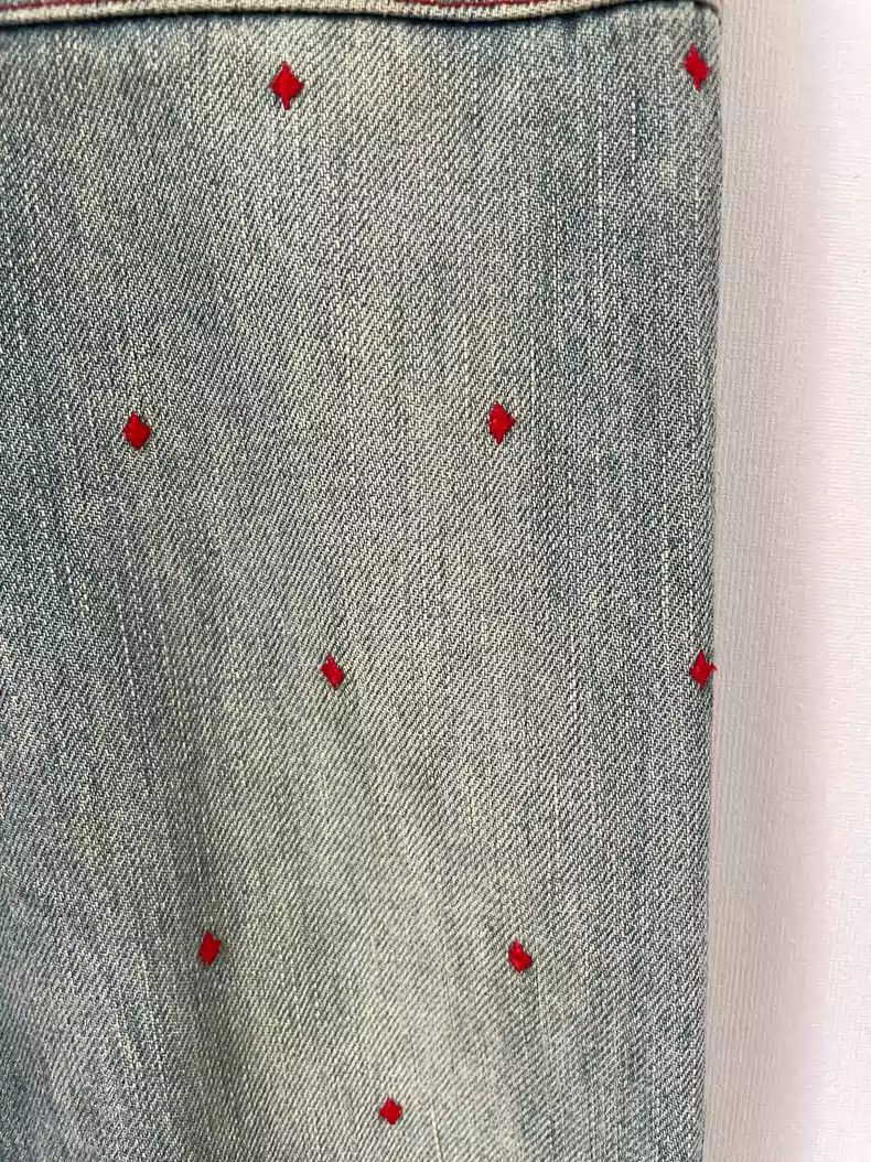 Undercover Undercover 2002SS "Haze" Diamond embroidered jeans Size US 30 / EU 46 - 8 Thumbnail