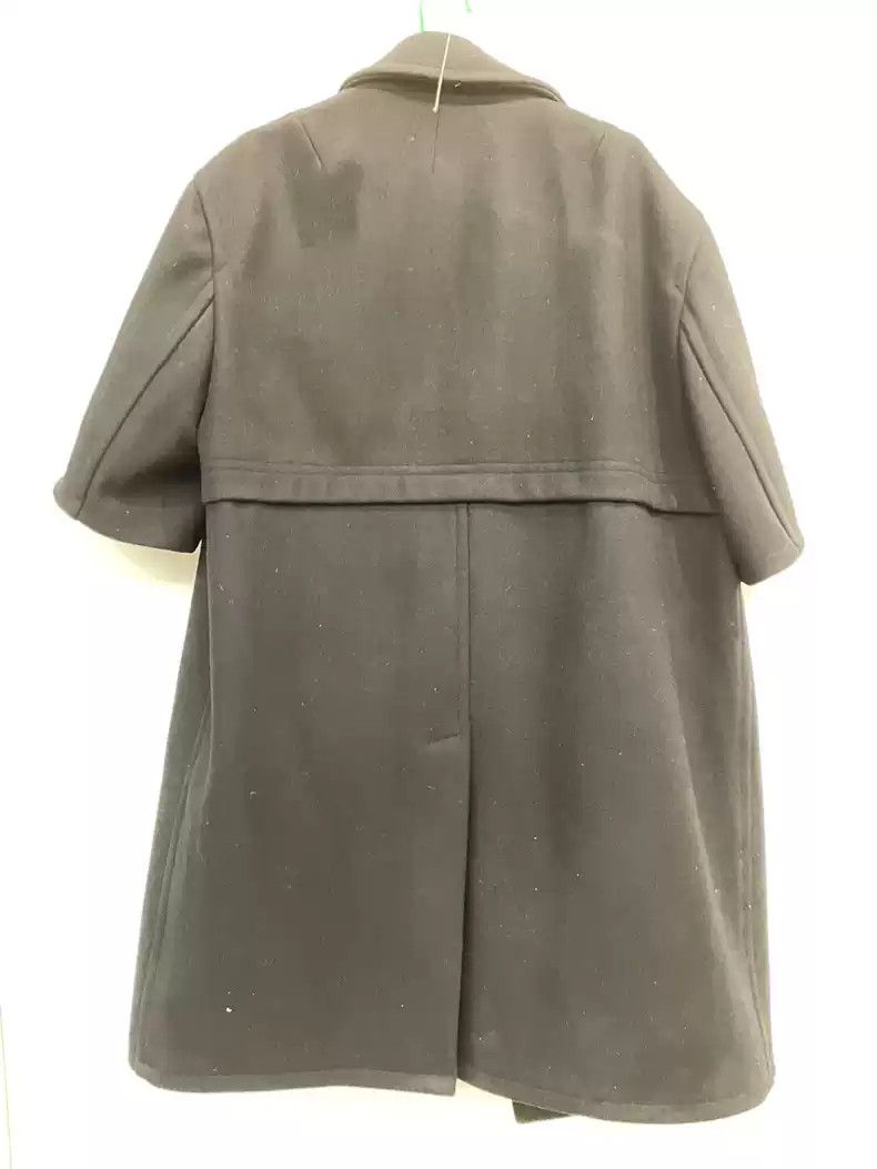 Raf Simons Raf Simons FW16Black Oversized shortsleeved Wool Car Coat Size US M / EU 48-50 / 2 - 8 Thumbnail