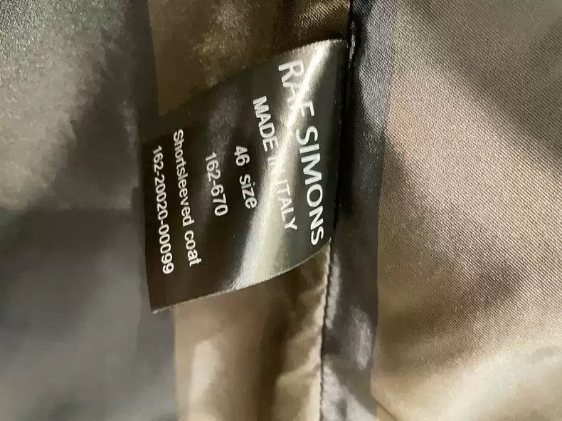 Raf Simons Raf Simons FW16Black Oversized shortsleeved Wool Car Coat Size US M / EU 48-50 / 2 - 7 Thumbnail