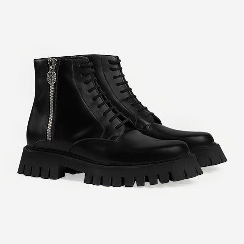 Gucci Leather Ankle Boots SIZE 7