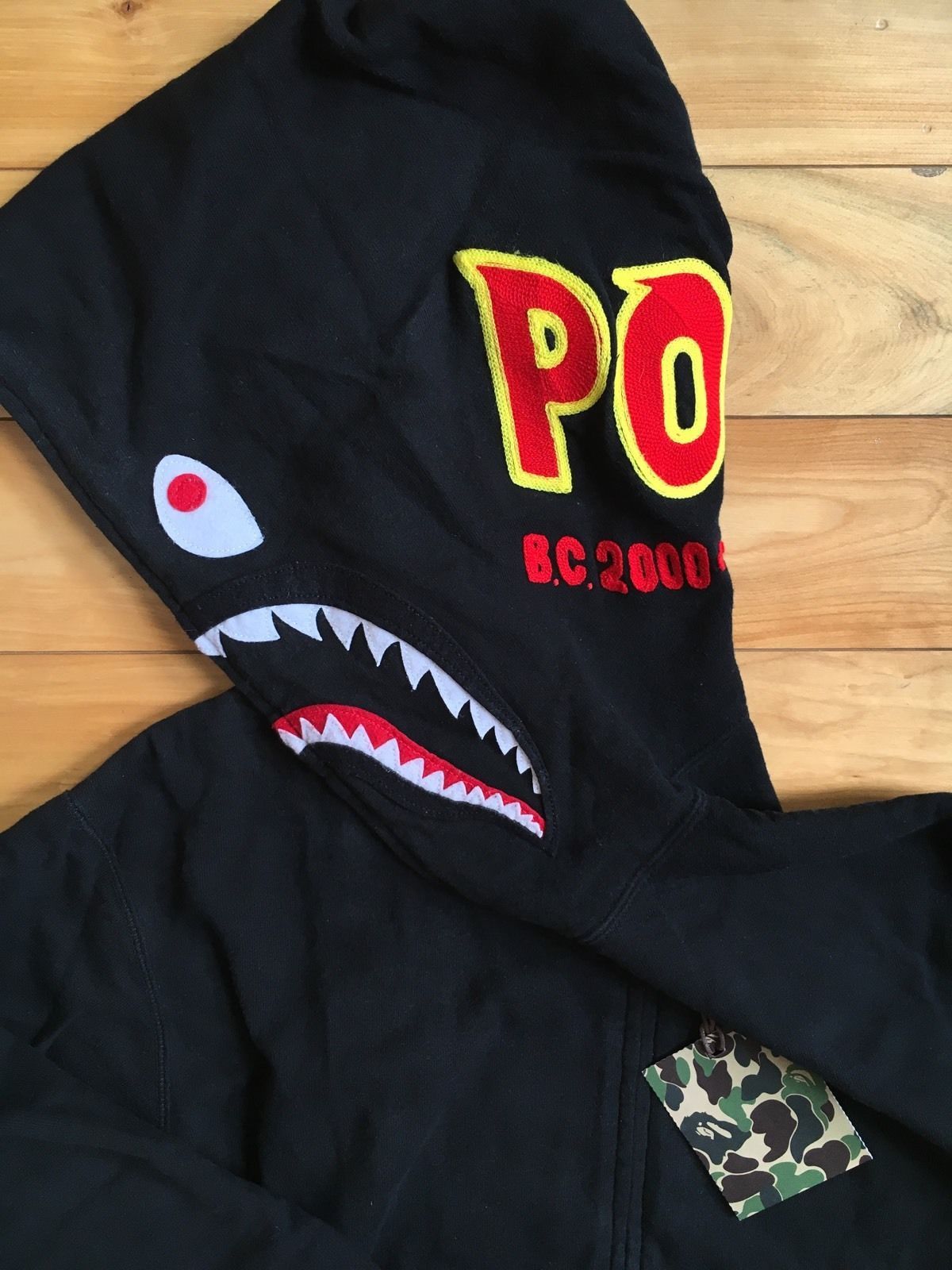 Ponr bape clearance jacket meaning