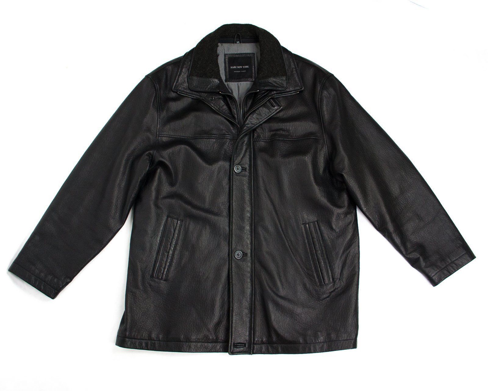 Andrew Marc Butter Soft Lamb Leather Jacket SIZE EU 54/ US 44 Size US L / EU 52-54 / 3 - 1 Thumbnail