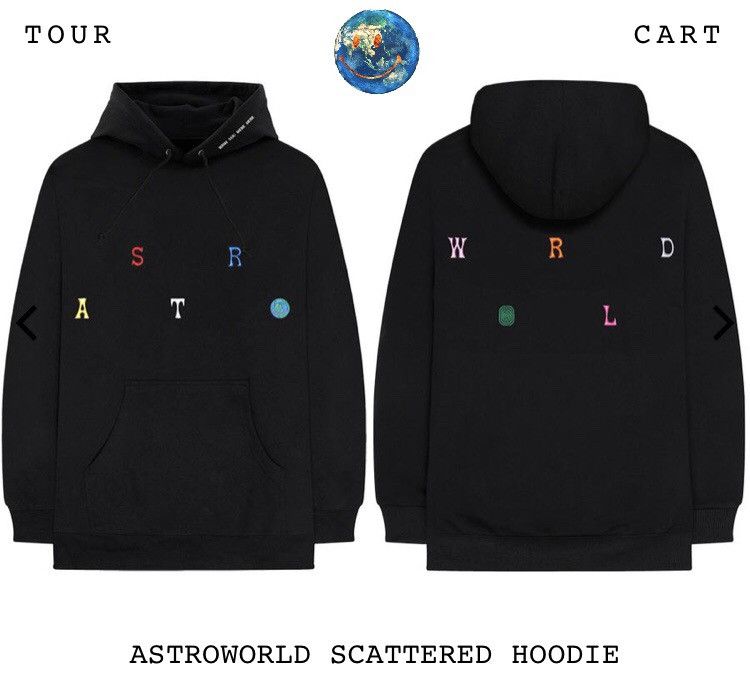 Scattered astroworld sales hoodie