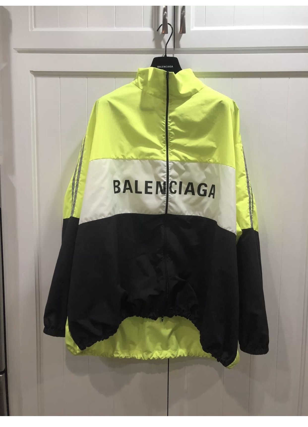 Balenciaga neon green jacket online