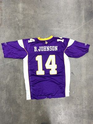 NFL × Vintage Minnesota Vikings Brad Johnson Jersesy Vintage NFL Jersey MN Vikings #14 Size XL Size US XL / EU 56 / 4 - 4 Thumbnail