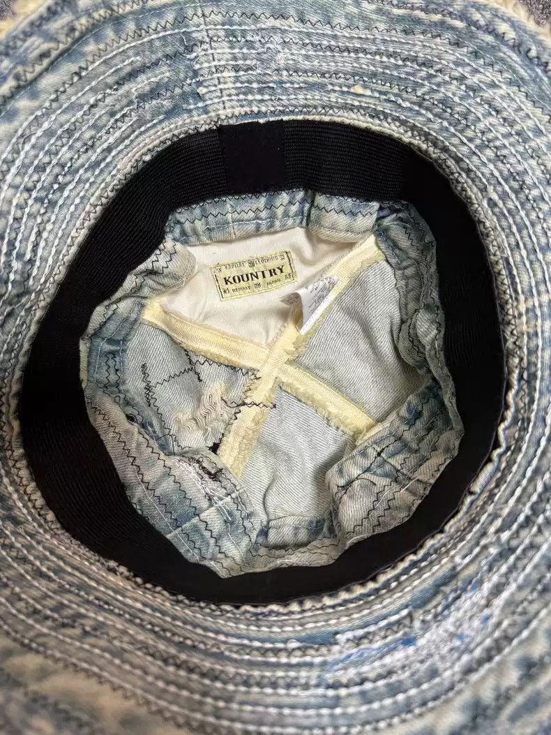 Kapital kapital Boro tattered and eroded fisherman's hat Size ONE SIZE - 4 Thumbnail