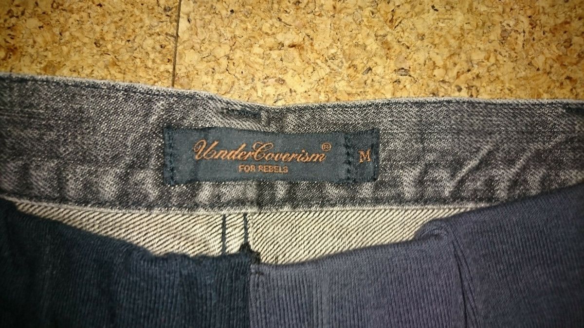 Undercover Undercover Half Denim Half Sweats Docking pants