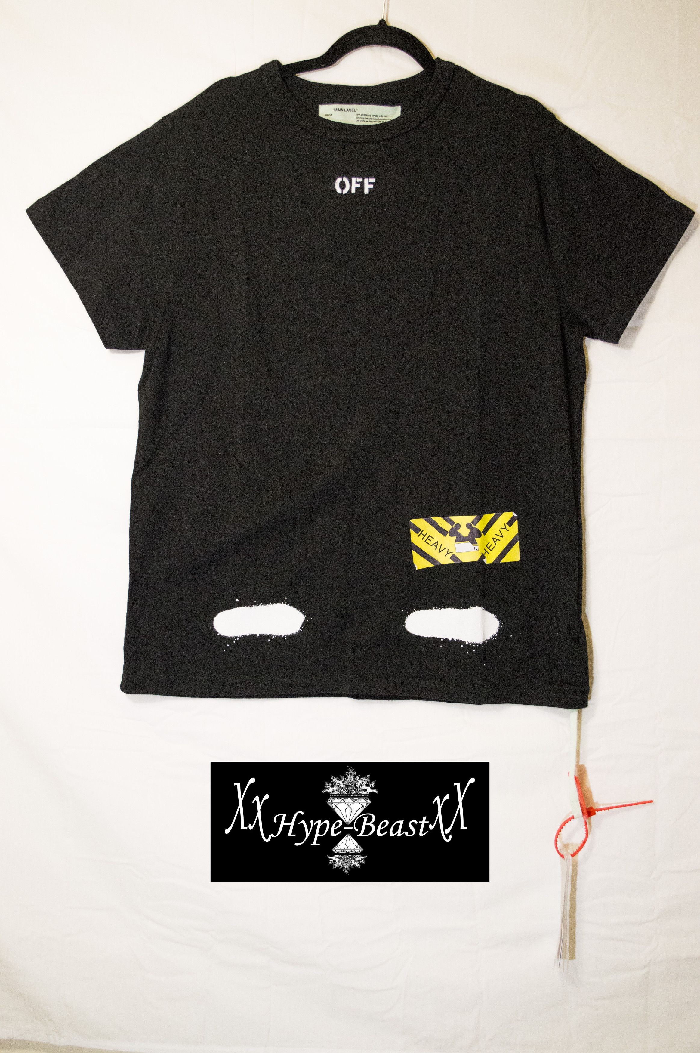 Off white outlet diag spray tee