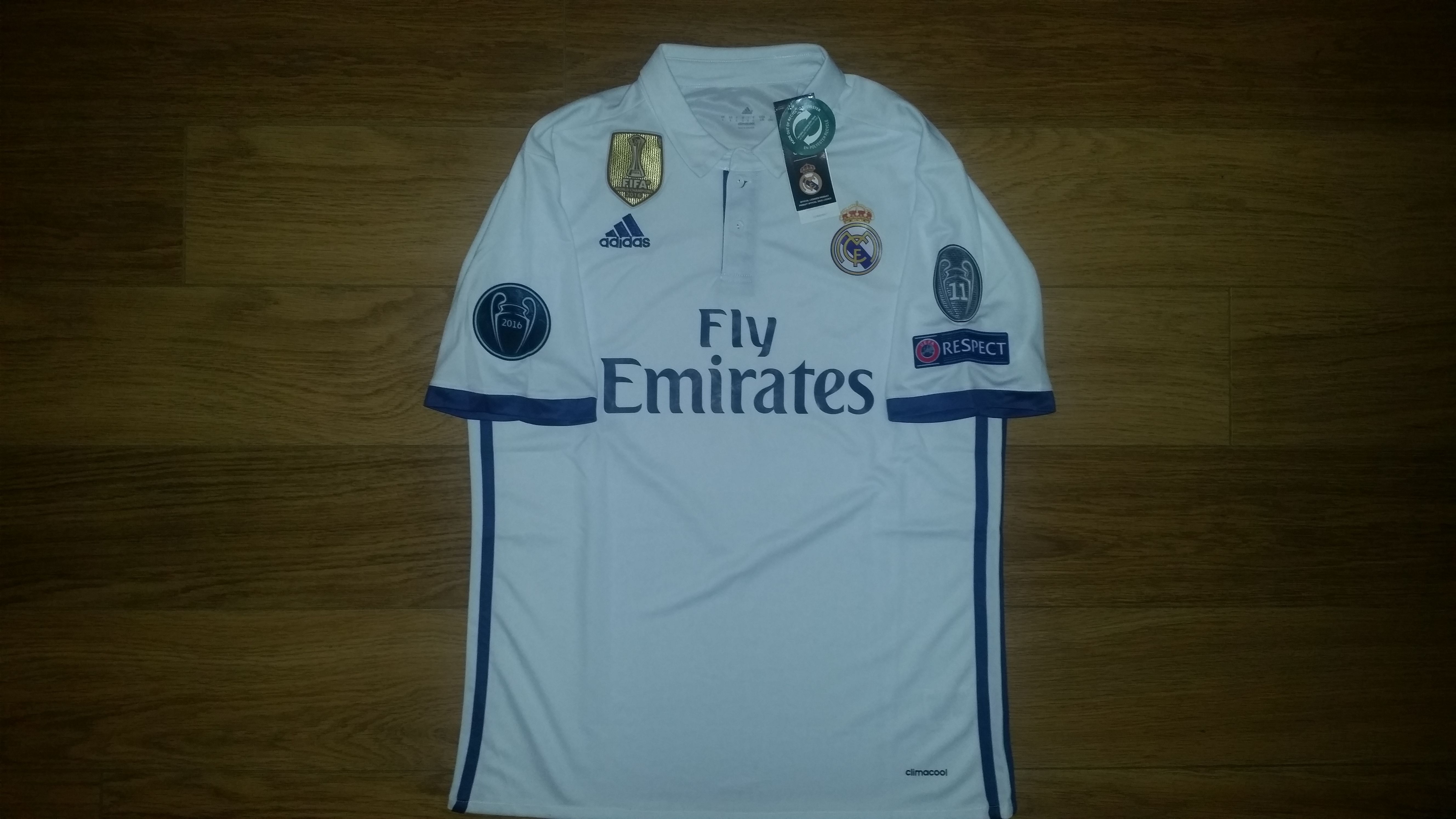 Soccer Jersey Sergio Ramos Soccer Jersey Real Madrid 2016 - 17 UCL patchs Size US L / EU 52-54 / 3 - 2 Preview