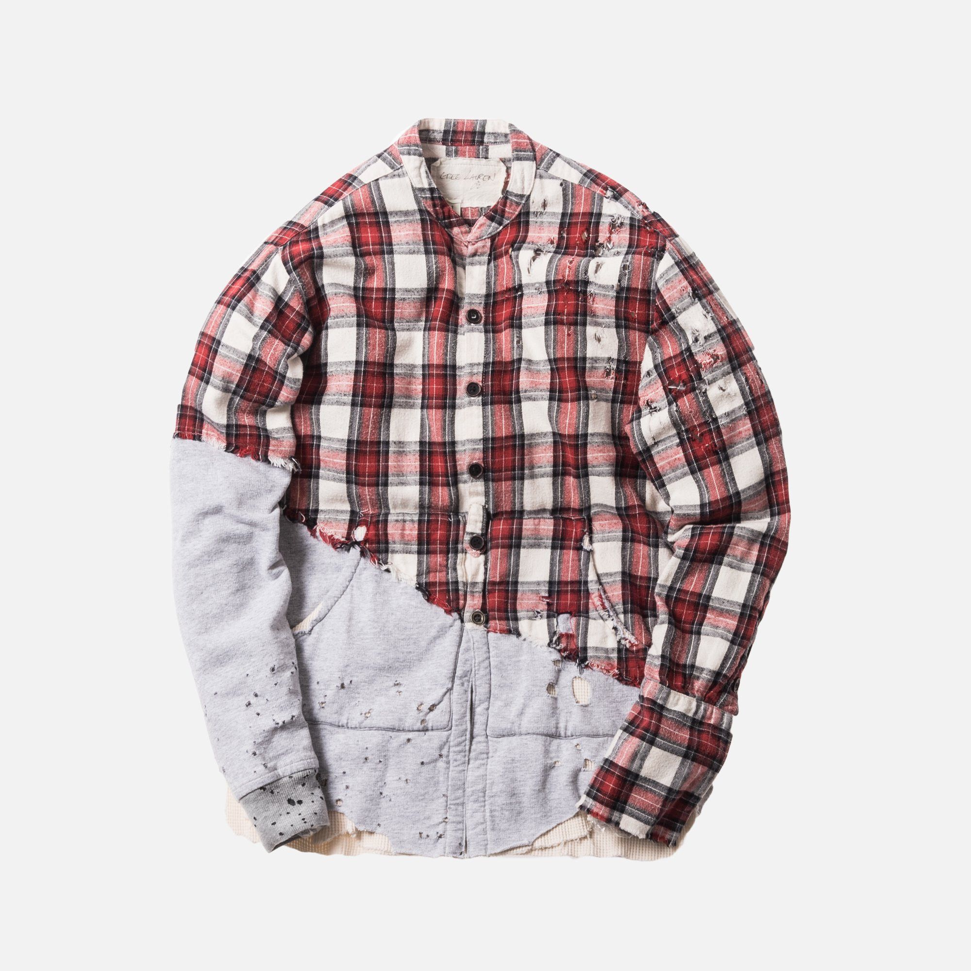 50/50 Mountaineer Grey Fleece Studio Shirt w/pouch