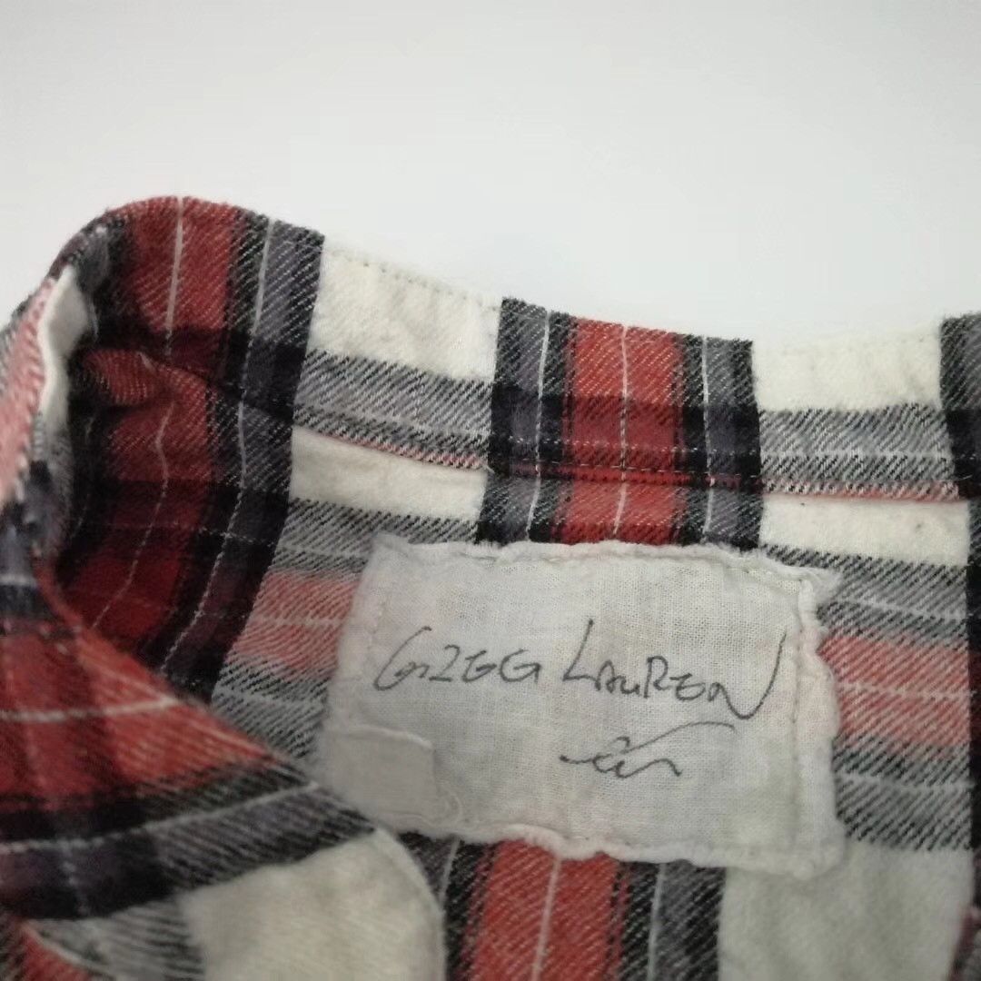 Greg Lauren 50/50 Mountaineer Grey Fleece Studio Shirt w/pouch Size US M / EU 48-50 / 2 - 6 Thumbnail
