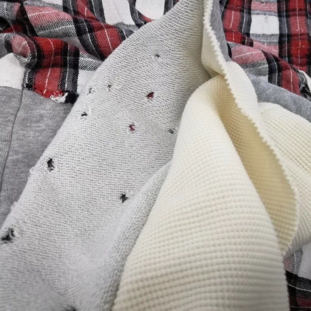 Greg Lauren 50/50 Mountaineer Grey Fleece Studio Shirt w/pouch Size US M / EU 48-50 / 2 - 8 Thumbnail