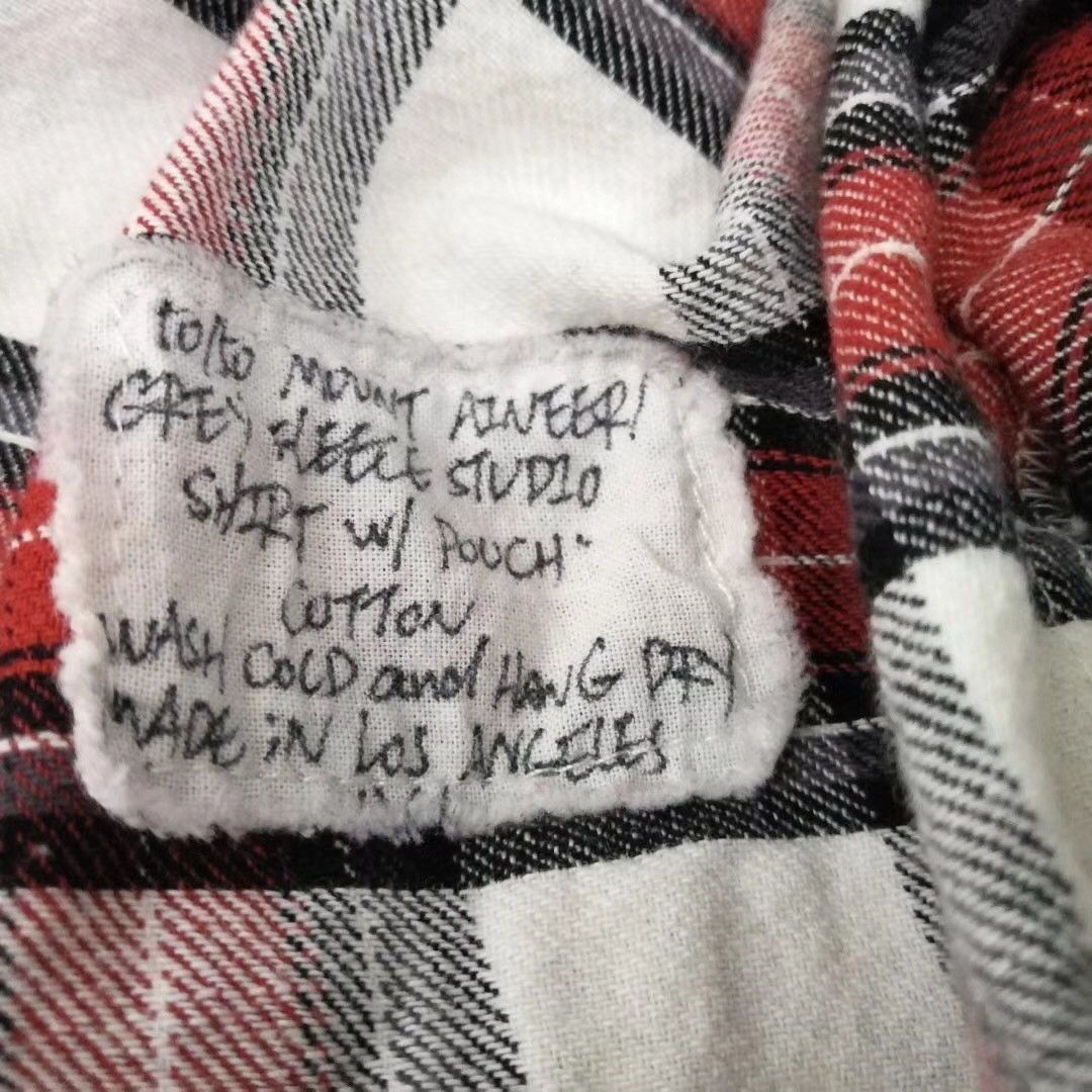 Greg Lauren 50/50 Mountaineer Grey Fleece Studio Shirt w/pouch Size US M / EU 48-50 / 2 - 7 Thumbnail