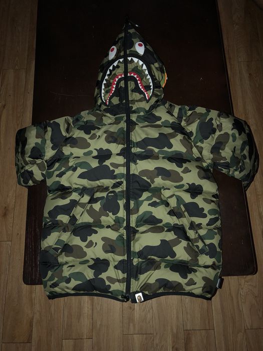 BAPE WINDSTOPPER® 1ST CAMO Shark Hoodie Jacket