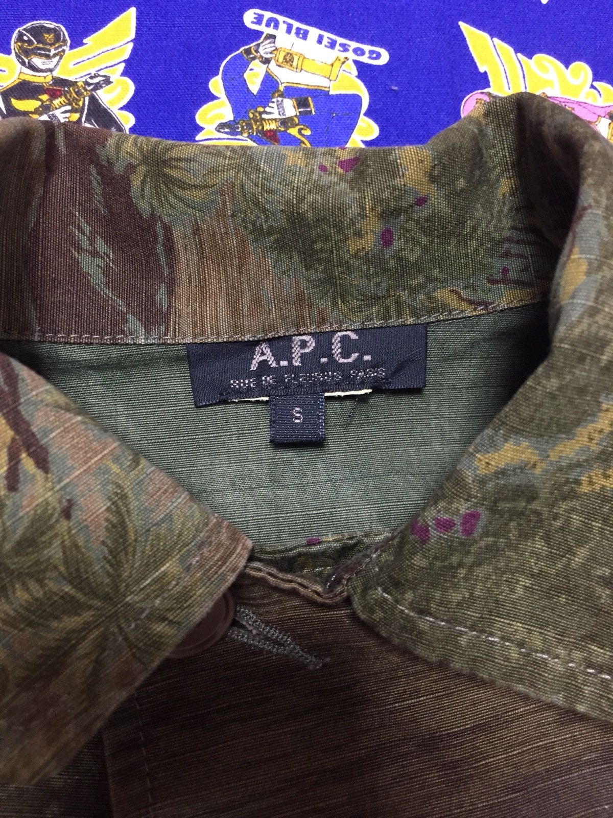 A.P.C. A.P.C. Tropical Print Camouflage Parka Jacket Size US S / EU 44-46 / 1 - 7 Thumbnail