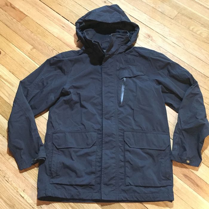 The North Face The North Face HyVent Mens S Rain Jacket Hooded Lined ...