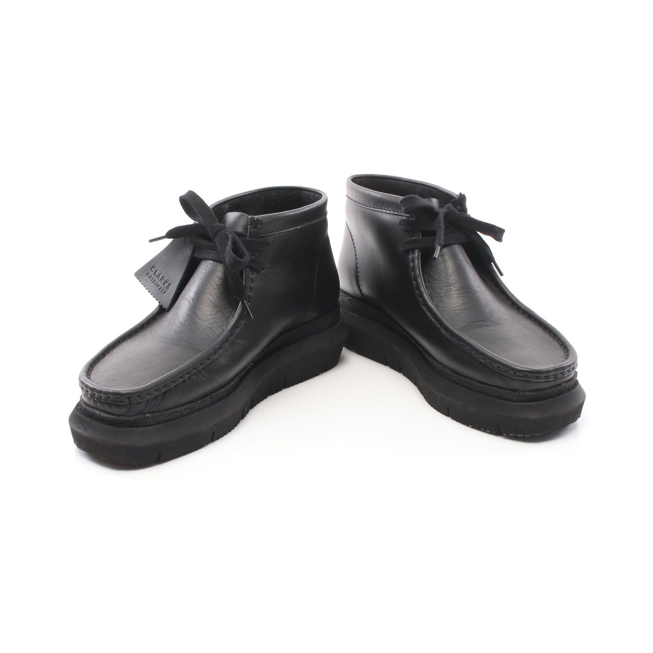 靴 sacai Clarks Originals wallabee BLACK Sacai Men's x Clarks Originals Hybrid Wallabee in Black Sacai