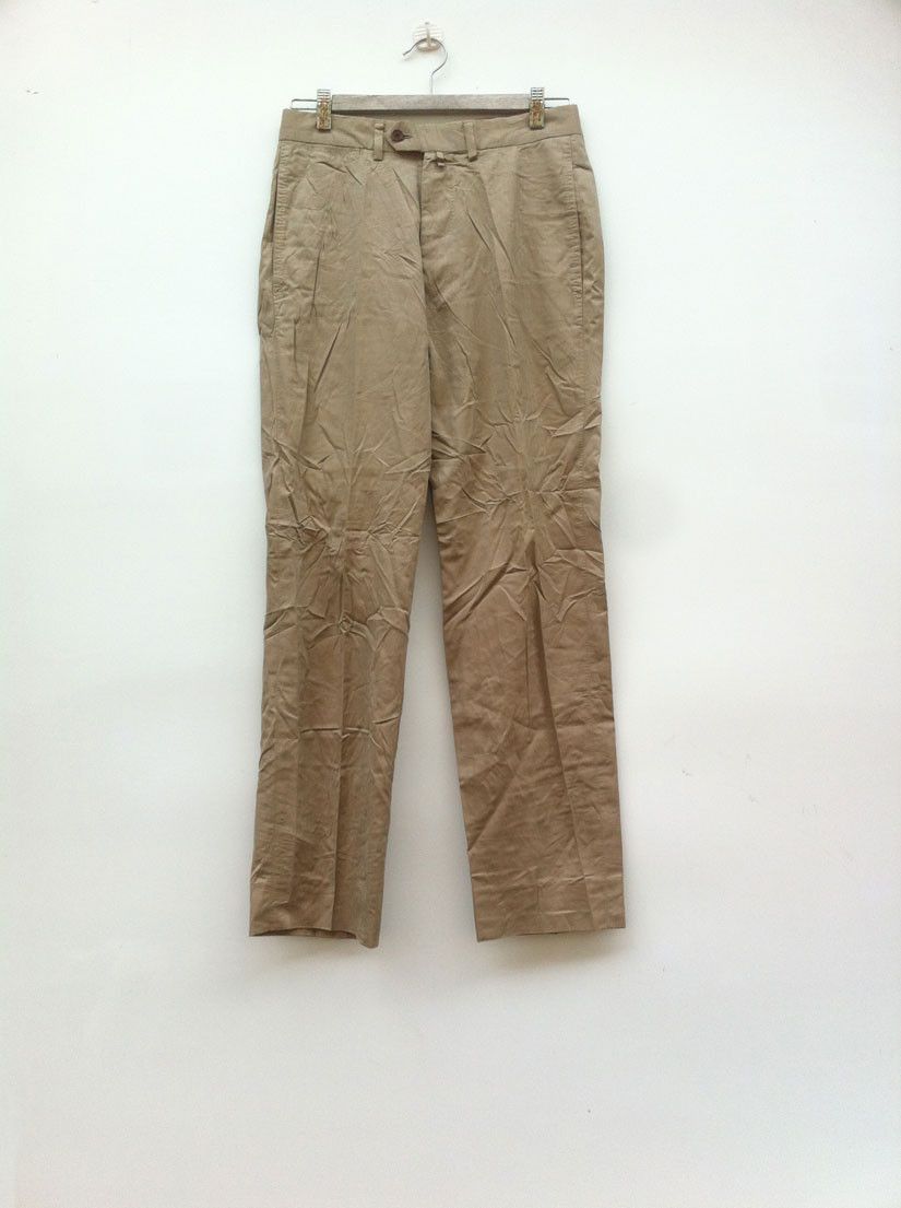 Made in Japan Tomorrowland Cotton Trousers 29 Inches Herringbone Menswear Casual Formal not Tailoring Suits High End Classic