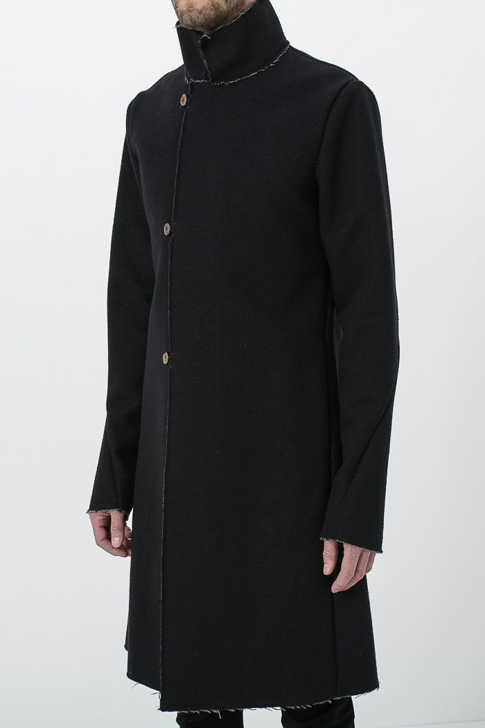 Lumen Et Umbra overlock stitched raw hem double faced wool coat Size US S / EU 44-46 / 1 - 4 Thumbnail