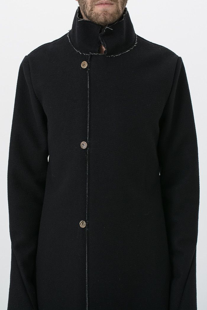 Lumen Et Umbra overlock stitched raw hem double faced wool coat Size US S / EU 44-46 / 1 - 1 Thumbnail