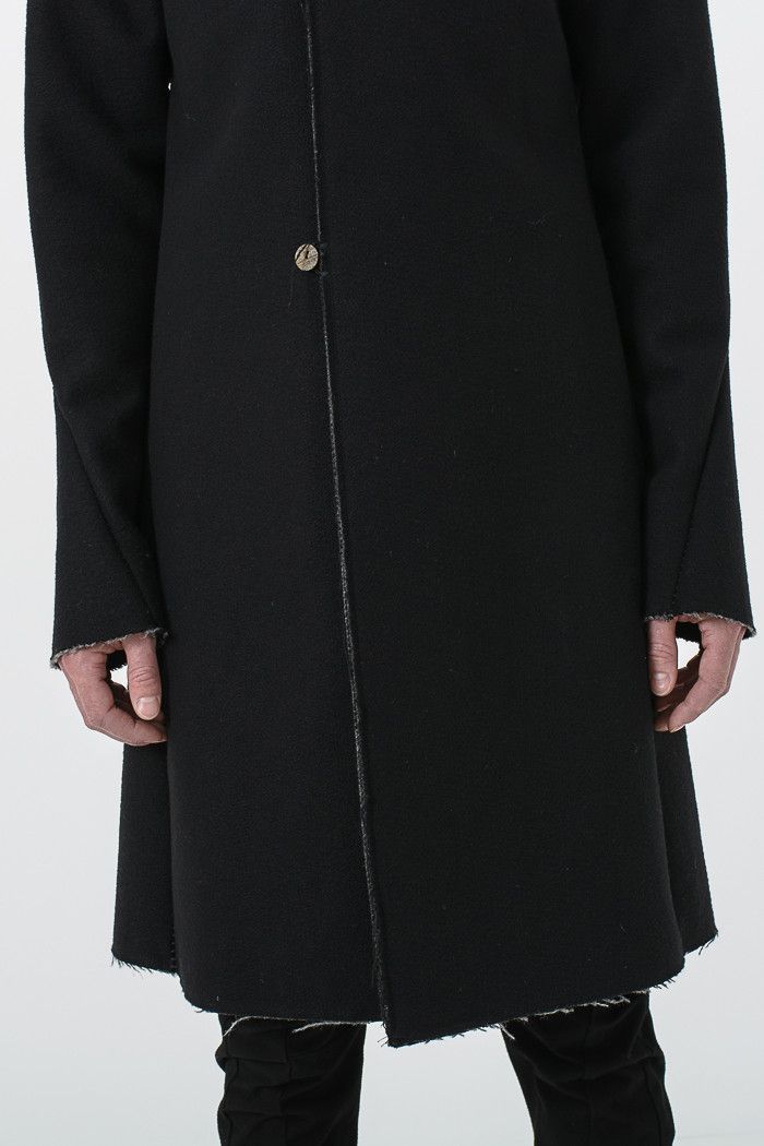 Lumen Et Umbra overlock stitched raw hem double faced wool coat Size US S / EU 44-46 / 1 - 3 Thumbnail