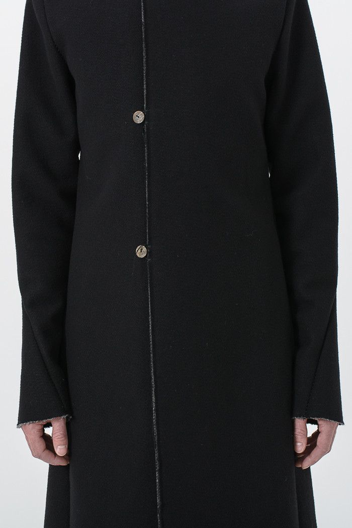Lumen Et Umbra overlock stitched raw hem double faced wool coat Size US S / EU 44-46 / 1 - 2 Thumbnail