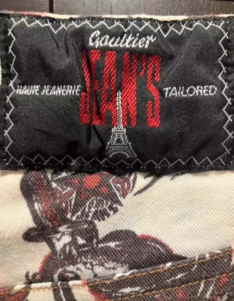 Jean Paul Gaultier Jean Paul Gaultier Dragon Skull Love White Pants Size US 32 / EU 48 - 3 Thumbnail