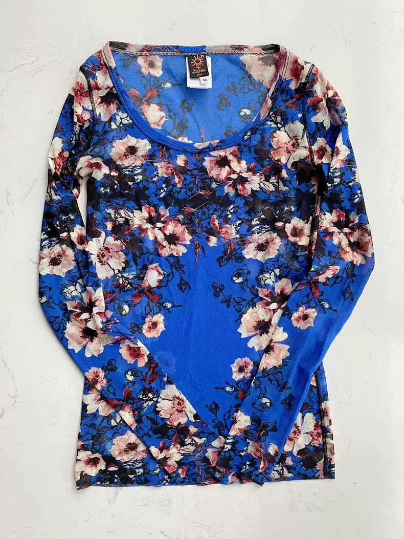 Jean Paul Gaultier Jean Paul Gaultier Mesh rose tattoo clothes Size US M / EU 48-50 / 2 - 2 Thumbnail