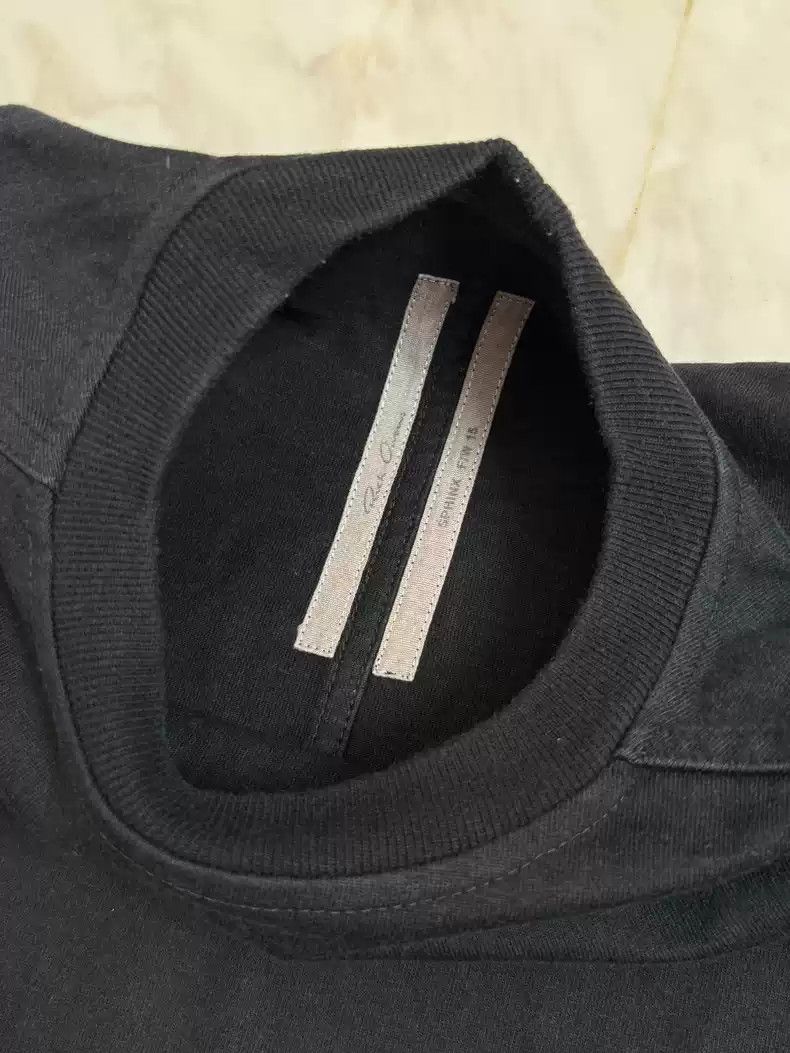 Rick Owens Rick Owensero Classic Basic Cotton T-shirt Size US M / EU 48-50 / 2 - 2 Thumbnail