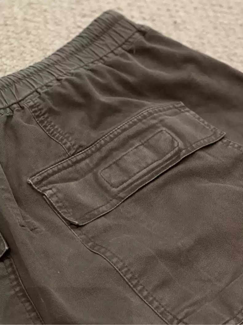 Rick Owens Rick Owens gray-brown dark pioneer crotch-dropping mainline shorts Size US 32 / EU 48 - 4 Thumbnail