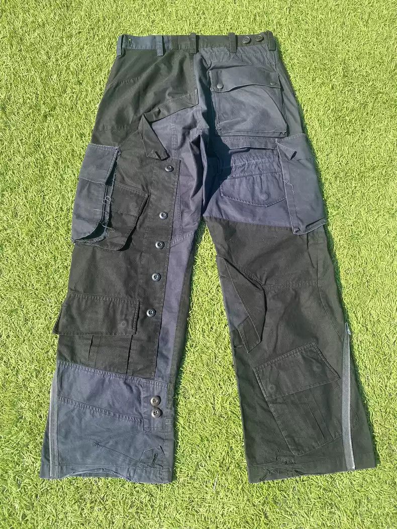 Undercover Undercover 05ss Deconstructed patchwork army pants overalls Size US 32 / EU 48 - 2 Thumbnail